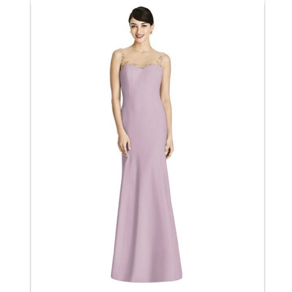 Mauve bridesmaid evening gown 🌸
